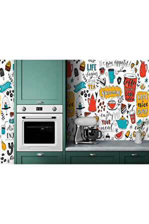 Oxyteez   Mutfak Cafe ve Restoran Modern Duvar Kağıdı-5712 5712