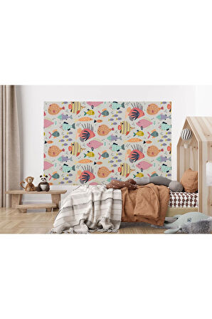 Oxyteez   Renkli Balıklar Duvar Kağıdı-5731 5731