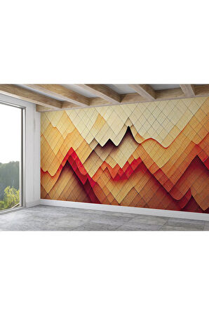 Oxyteez   İskandinav Tarzı Modern Desenli Duvar Kağıdı-5763 5763