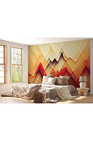 Oxyteez   İskandinav Tarzı Modern Desenli Duvar Kağıdı-5763 5763