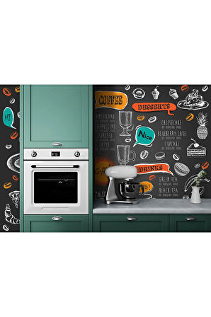 Oxyteez   Mutfak Cafe ve Restoran İçin Modern Duvar Kağıdı-5764 5764