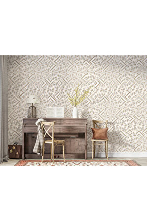 Oxyteez   Pastel Renkli Geometrik Desenli Duvar Kağıdı-5777 5777