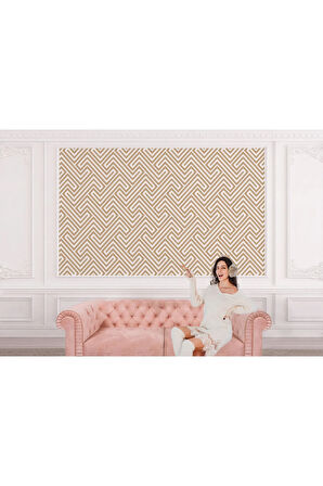 Oxyteez   Pastel Renkli Geometrik Desenli Duvar Kağıdı-5782 5782