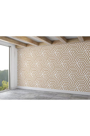 Oxyteez   Pastel Renkli Geometrik Desenli Duvar Kağıdı-5783 5783