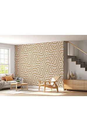 Oxyteez   Pastel Renkli Geometrik Desenli Duvar Kağıdı-5786 5786