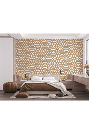 Oxyteez   Pastel Renkli Geometrik Desenli Duvar Kağıdı-5786 5786