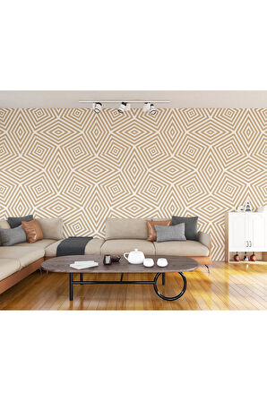 Oxyteez   Pastel Renkli Geometrik Desenli Duvar Kağıdı-5789 5789