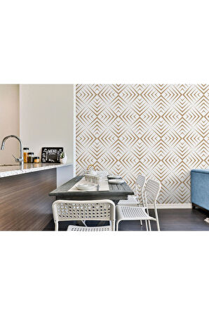 Oxyteez   Pastel Renkli Geometrik Desenli Duvar Kağıdı-5792 5792