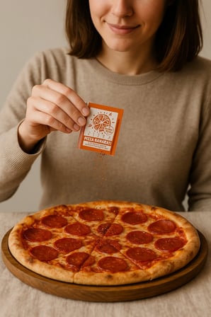 50 Adet Pizza Baharatı Kullan At Baharat ( Pizza Spices )