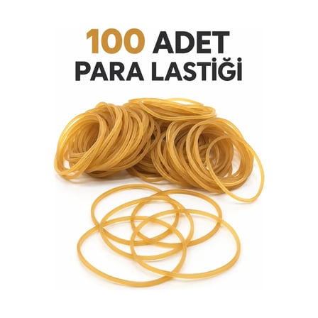 100 Adet Maydanoz Taze Soğan Dereotu Bağlama Lastiği – Manav Pazarcı Demet Lastiği