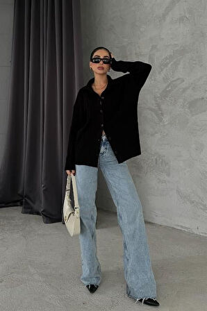 Anya Oversize Gabardin Ceket 6063-8