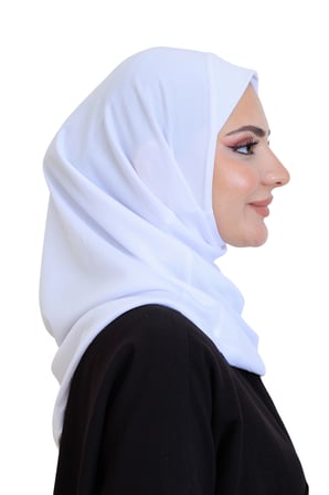 Hazır Başörtü Pratik Tak Çıkart Kadın Günlük Şal Hafif Kırışmaya Dayanıklı