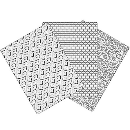 Doku Set Kalp/Tuğla/Deri