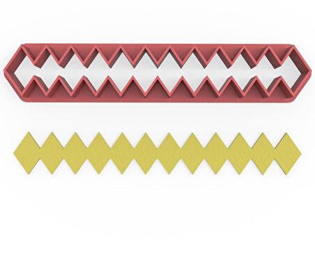 Elmas Fondant Kesici