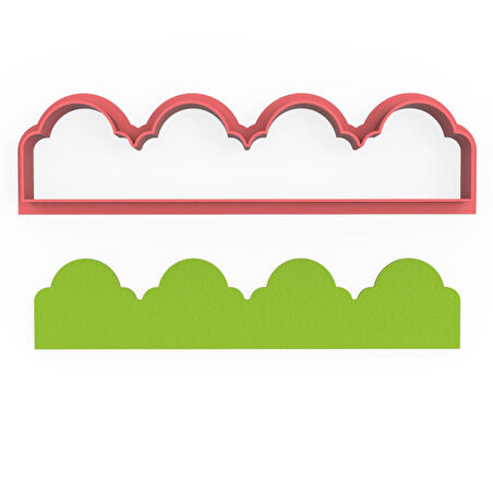 Dantel-1 Fondant Kesici