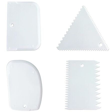 Hamur Kazıyıcı 4'lü Set