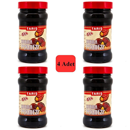 Katkısız %100 Hurma Pekmezi 400 Gr Cam 4 Adet