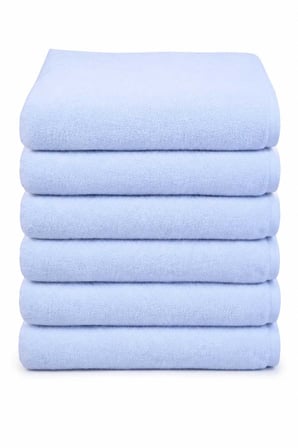 6 lı Otel El Yüz Havlusu Pamuklu Beyaz 50x85 Cm Newcotton