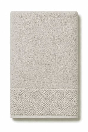 El Yüz Havlusu 50x90 cm %100 Pamuk Kısmi Kadife  Quadro Taş