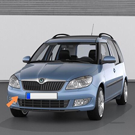 GKL Ön Tampon Çeki Demir Kapağı Skoda Roomster 2011-2014 5J0807241