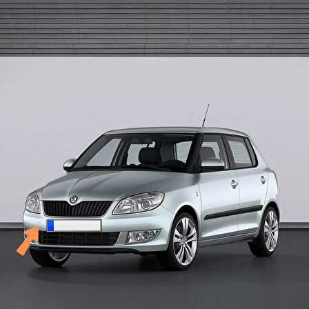 GKL Ön Tampon Çeki Demir Kapağı Skoda Fabia 2 2011-2014 5J0807241