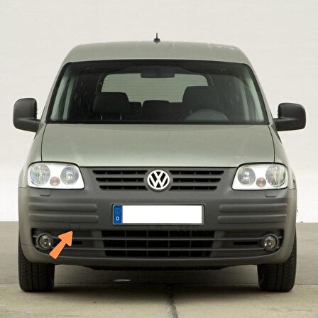 GKL Ön Tampon Çeki Demir Kapağı VW Caddy 2004-2010 2K0807241 Boyanmaz Tip