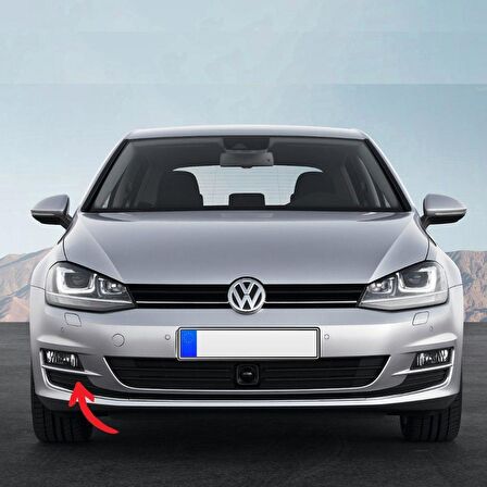 GKL Sağ Hava Kılavuzu Izgara Kapak VW Golf  MK7 2013-2017 5G0853666