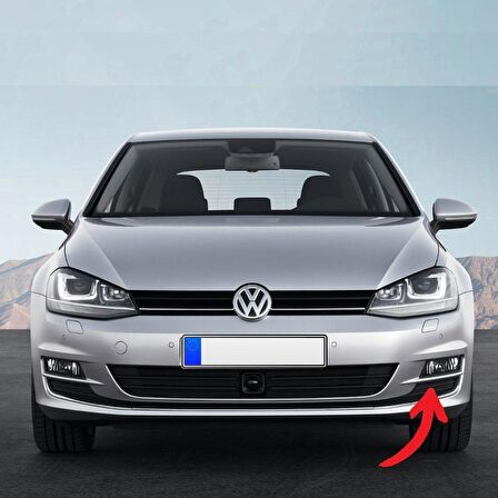 GKL Sol Hava Kılavuzu Izgara Kapak VW Golf  MK7 2013-2017 5G0853665