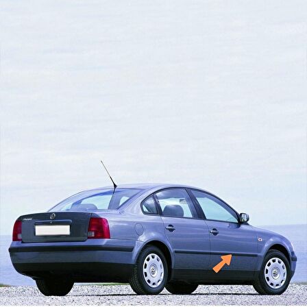 GKL Sağ Ön Kapı Çıtası Siyah Plastik VW Passat 1997-2000 3B0853516