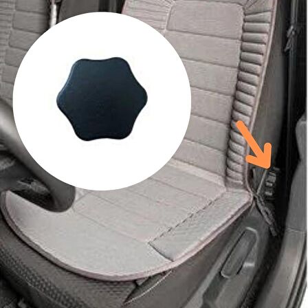 GKL Ön Koltuk Ayar Kolu Siyah Renault Clio 3 2005-2014 7701060686