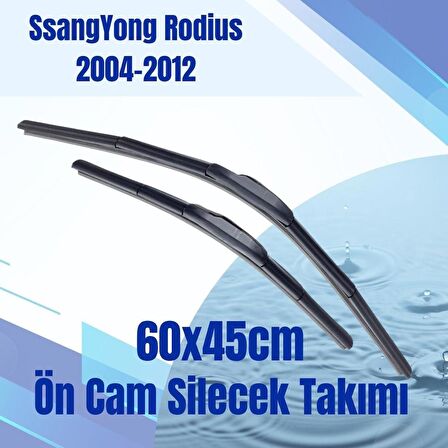 SİLBAK Ön Cam Silecek Takımı SsangYong Rodius 2004-2012 60x45cm