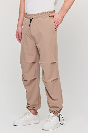 Paraşüt Kumaş Cepli Paçası Ayarlanabilir Baggy Pantolon