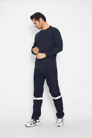 Uzun Kol Sıfır Yaka Sweatshirt