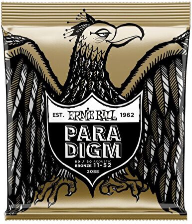 ERNIE BALL P02088 Paradigm Medium Light 80/20 Bronz 11-52 Akustik Gitar Tel Seti