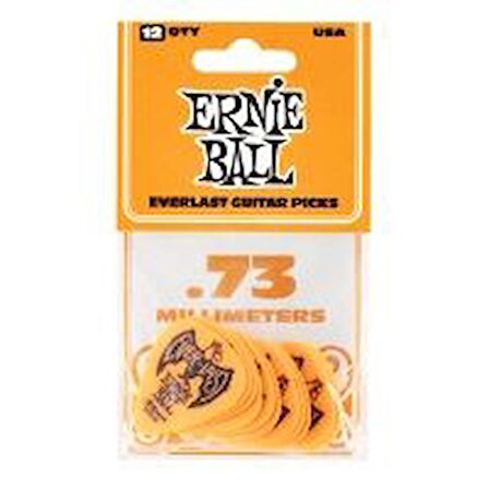 ERNIE BALL P09190 Evarlast  Turuncu 0,73 mm 12li Paket Pena