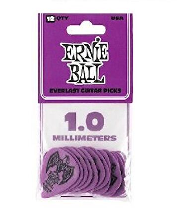 ERNIE BALL P09193 Evarlast  Mor 1.0 mm 12li Paket Pena