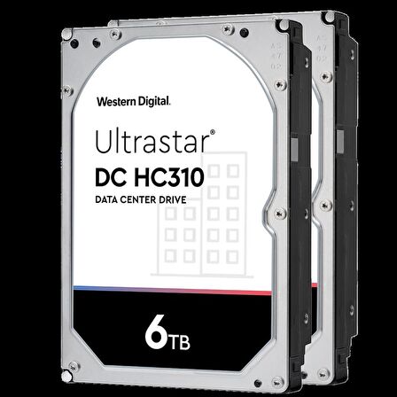 WD UltraStar HC310 0B36039 HUS726T6TALE6L4 3.5" 6 TB 7200 RPM SATA 3 256 MB HDD