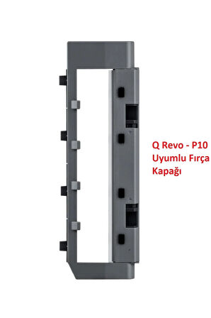 Roborock P10 Q Revo Uyumlu Robot Süpürge Yedek Fırça Kapağı - Alt Kapak