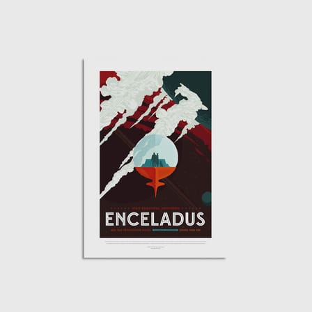 Visit Beautiful Southern – Enceladus Çerçevesiz Poster Duvar Dekorasyonu