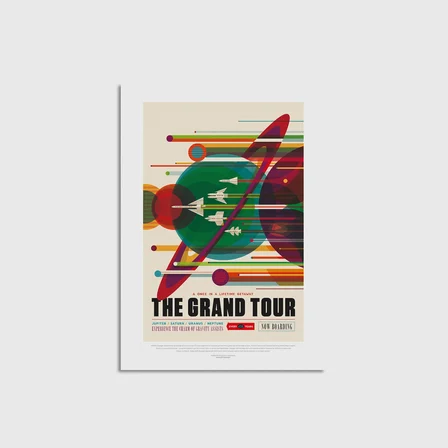 NASA – The Grand Tour Çerçevesiz Poster Duvar Dekorasyonu