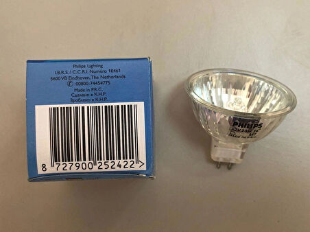 2 ADET PHILIPS 12V 20W MR 16 HALOJEN LAMBA ÇAP:50mm