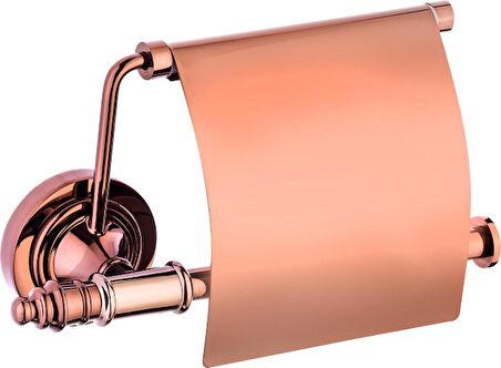 Pure İstanbul Lüks Kapaklı Kağıtlık Bronz Kmr-8110