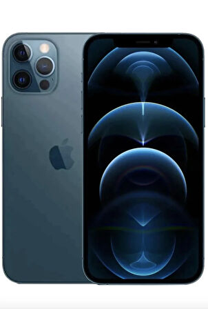YENİLENMİŞ APPLE İPHONE 12 PRO 128 GB PASİFİK MAVİSİ CEP TELEFONU (12 AY GARANTİLİ) A KALİTE