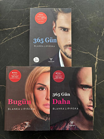365 Gün Serisi Kitap Seti - Blanka Lipinska - Netflix - Massimo Torricelli - Michele Morrone - Laura Biel - Anna-Maria Sieklucka -