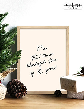 Christmas - Yeni Yıl Serisi 03 Çerçeveli Tablo