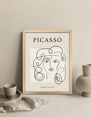 Bohem Serisi - Picasso 01 Çerçeveli Tablo