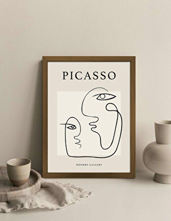 Bohem Serisi - Picasso 02 Çerçeveli Tablo