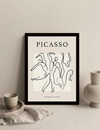 Bohem Serisi - Picasso 03 Çerçeveli Tablo