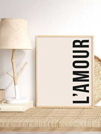 Vetro Design Sevgililer Günü Serisi Çerçeveli Tablo No:05