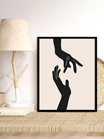 Vetro Design Sevgililer Günü Serisi Çerçeveli Tablo No:09